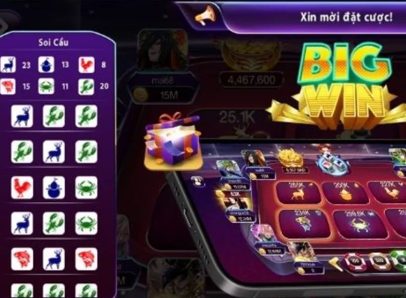 Những tính năng mới của game Bầu Cua 789Club 